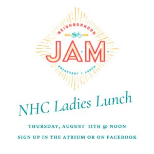 NHC Ladies lunch at Neighborhood Jam