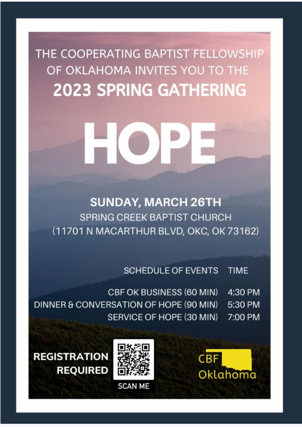 CBFO Spring Gathering