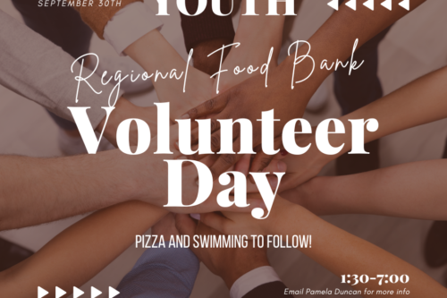 Youth Regional Food Bank Volunteer Day