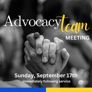 Advocacy Team Meeting